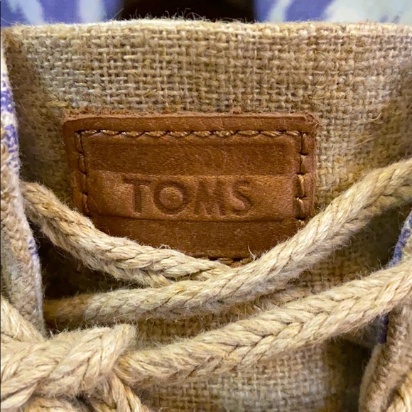 TOMS  Linen Hemp Boot Wedges! - Picture 2 of 16